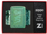 Zippo Dragon Design High Polish Green - Zippo (image 4)
