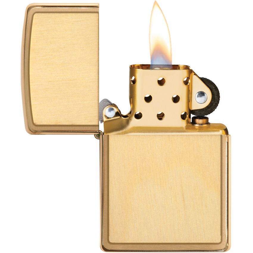 Zippo Lighter Birch Brushed Brass - Zippo (image 2)