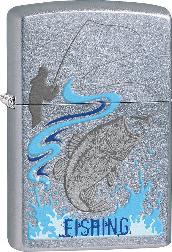 Decorative Lighter - Zippo Street Chrome Street Chrome - Zippo