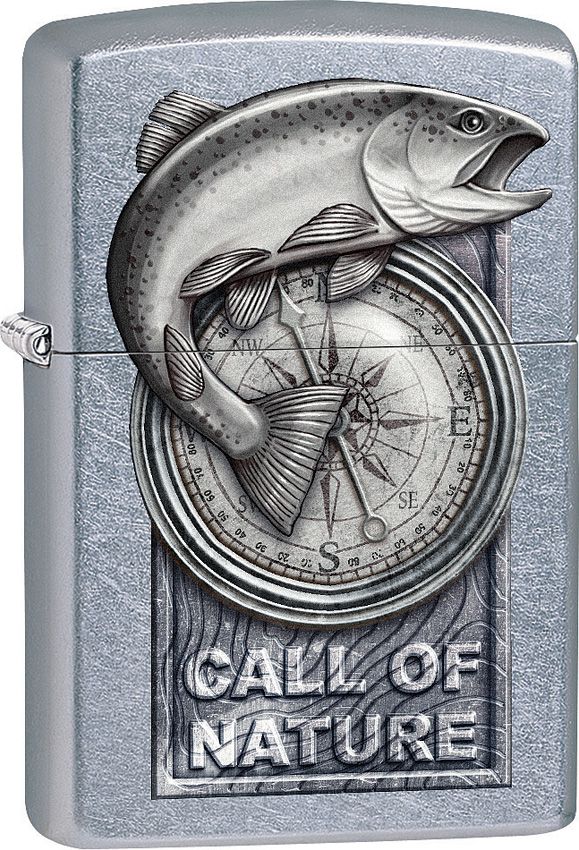 Decorative Lighter - Zippo Street Chrome Street Chrome - Zippo