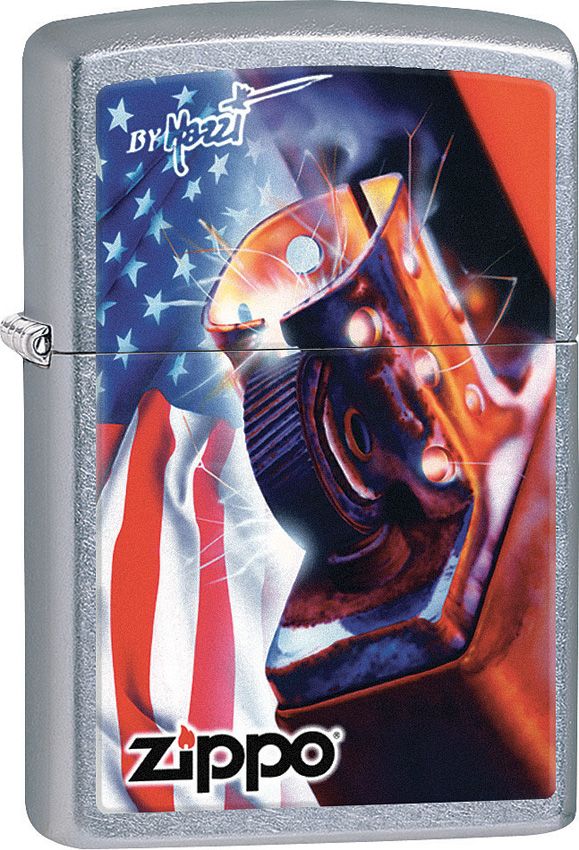 Zippo-Style Lighter Bronze - Zippo Street Chrome Street Chrome - Zippo