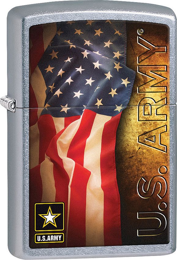 Zippo-Style Lighter Bronze - Zippo Street Chrome Street Chrome - Zippo