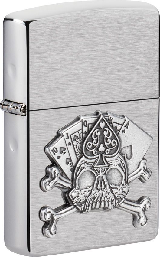 Decorative Lighter - Zippo Brushed Chrome Brushed Chrome - Zippo