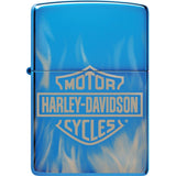 Zippo Fire Lighter High Polish Blue - Zippo (image 2)