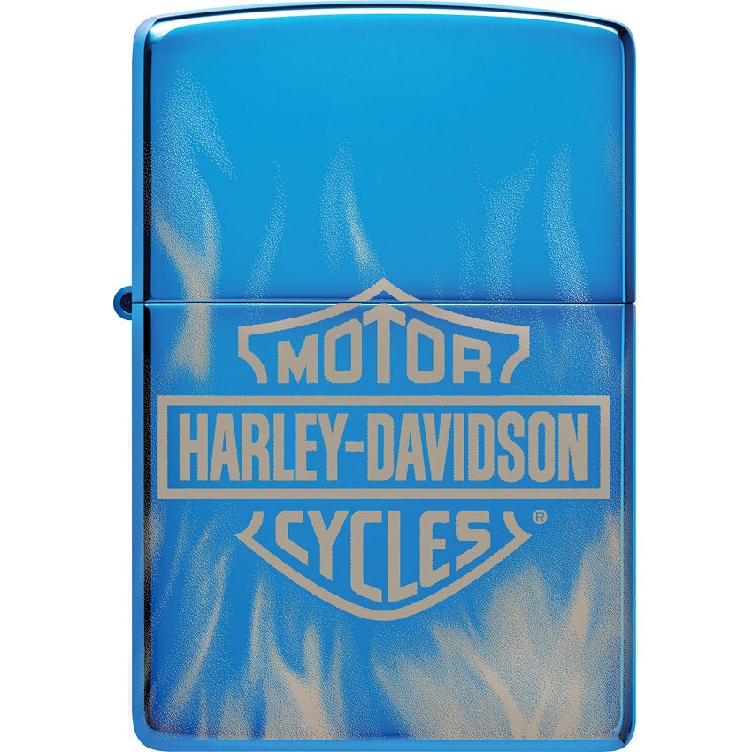 Zippo Fire Lighter High Polish Blue - Zippo (image 2)