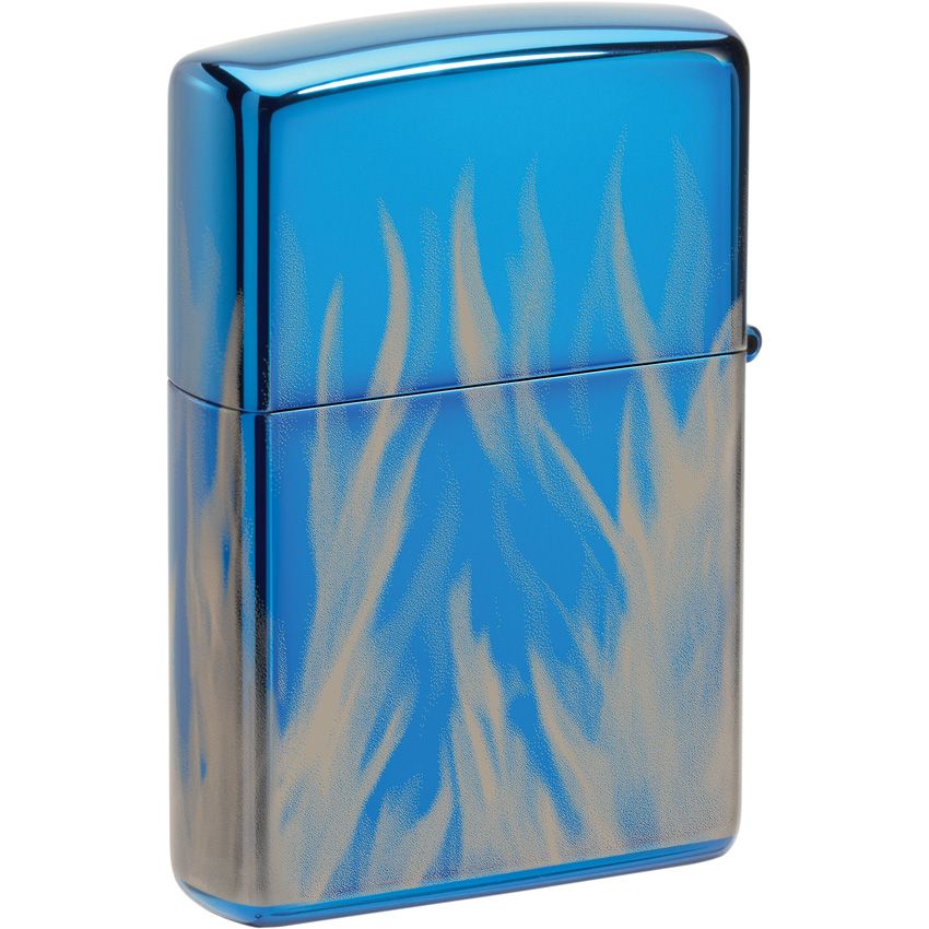 Zippo Fire Lighter High Polish Blue - Zippo (image 4)