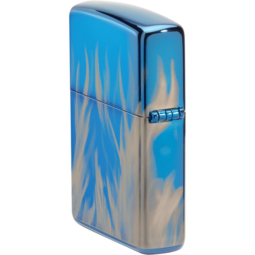 Zippo Fire Lighter High Polish Blue - Zippo (image 5)