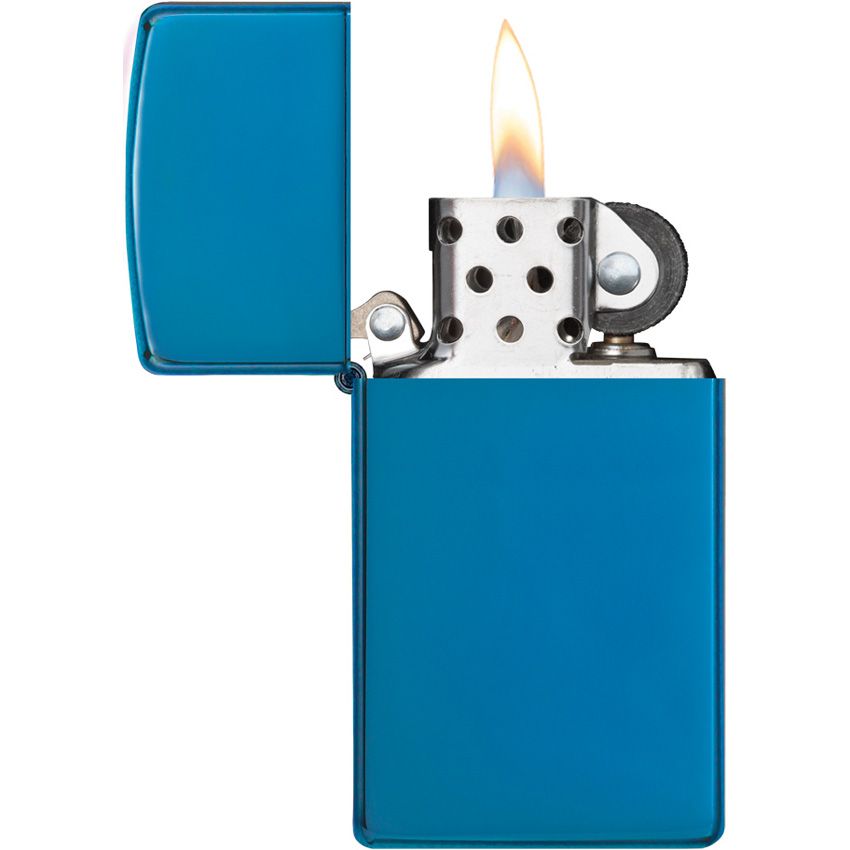 Zippo Blue Lighter High Polish Blue - Zippo (image 2)