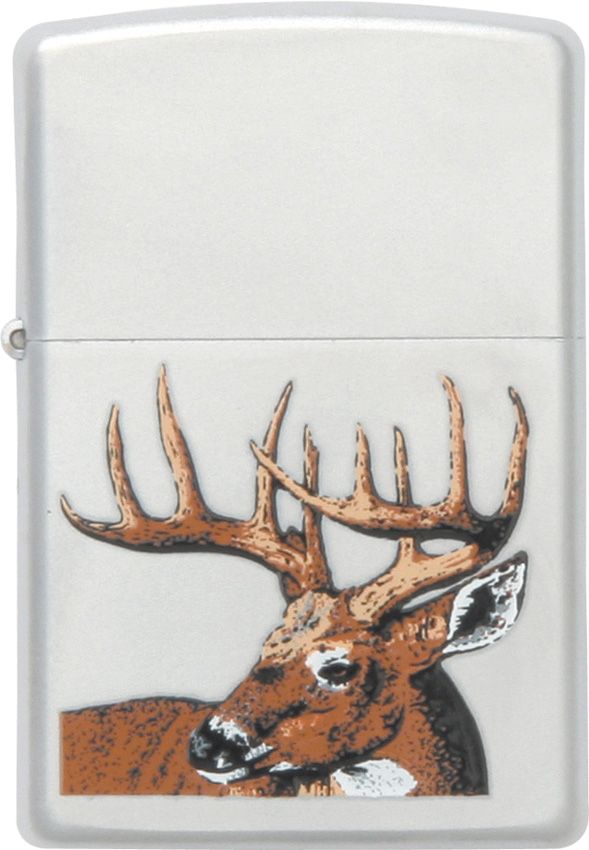 Zippo-Style Lighter Bronze - Zippo Satin Chrome Satin Chrome - Zippo