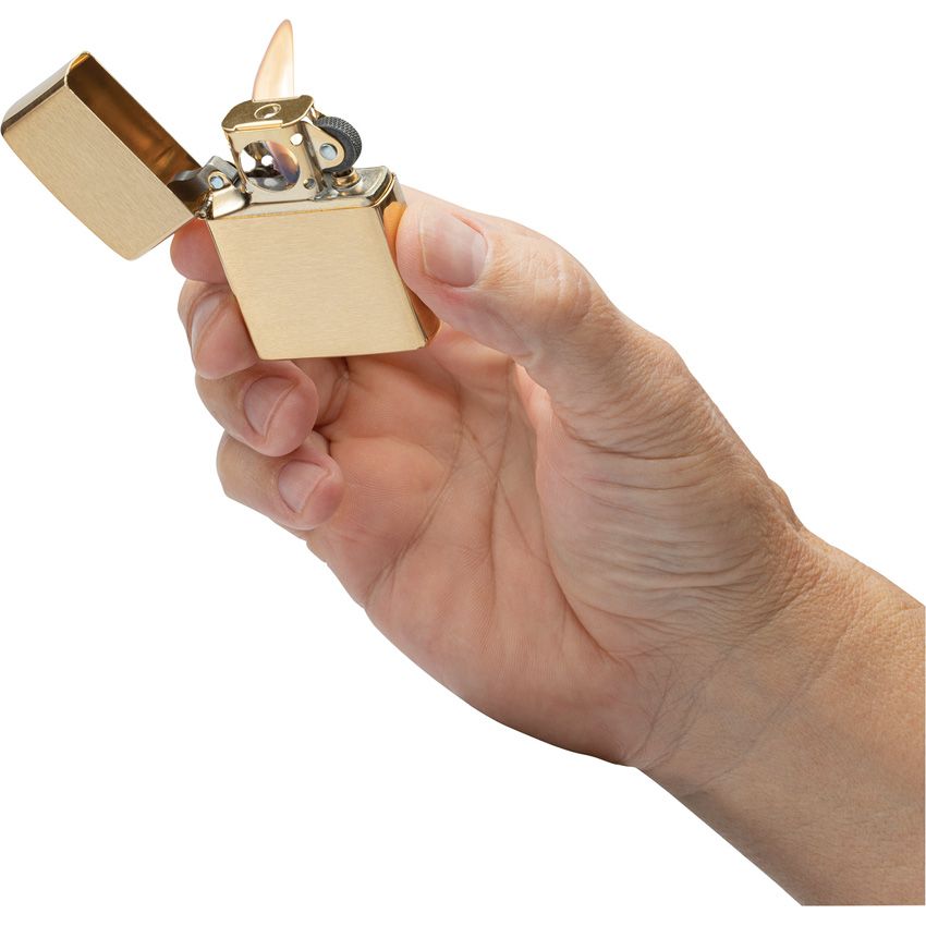 Zippo-Style Lighter Bronze Gold - Zippo (image 5)