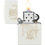 Zippo Queen Lighter White Matte - Zippo (image 2)