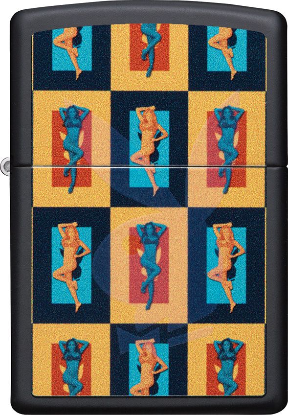Zippo-Style Lighter Bronze - Zippo Black Matte Black Matte - Zippo