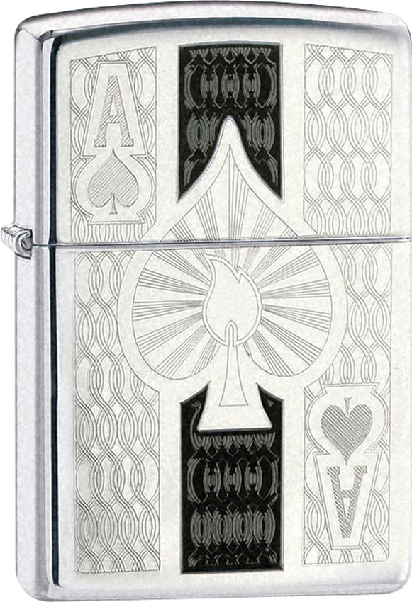 Zippo-Style Lighter Bronze - Zippo Polished Chrome Polished Chrome - Zippo