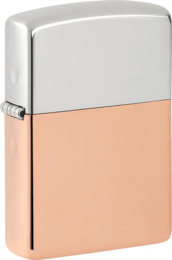 Decorative Lighter - Zippo Silver and Copper Silver and Copper - Zippo