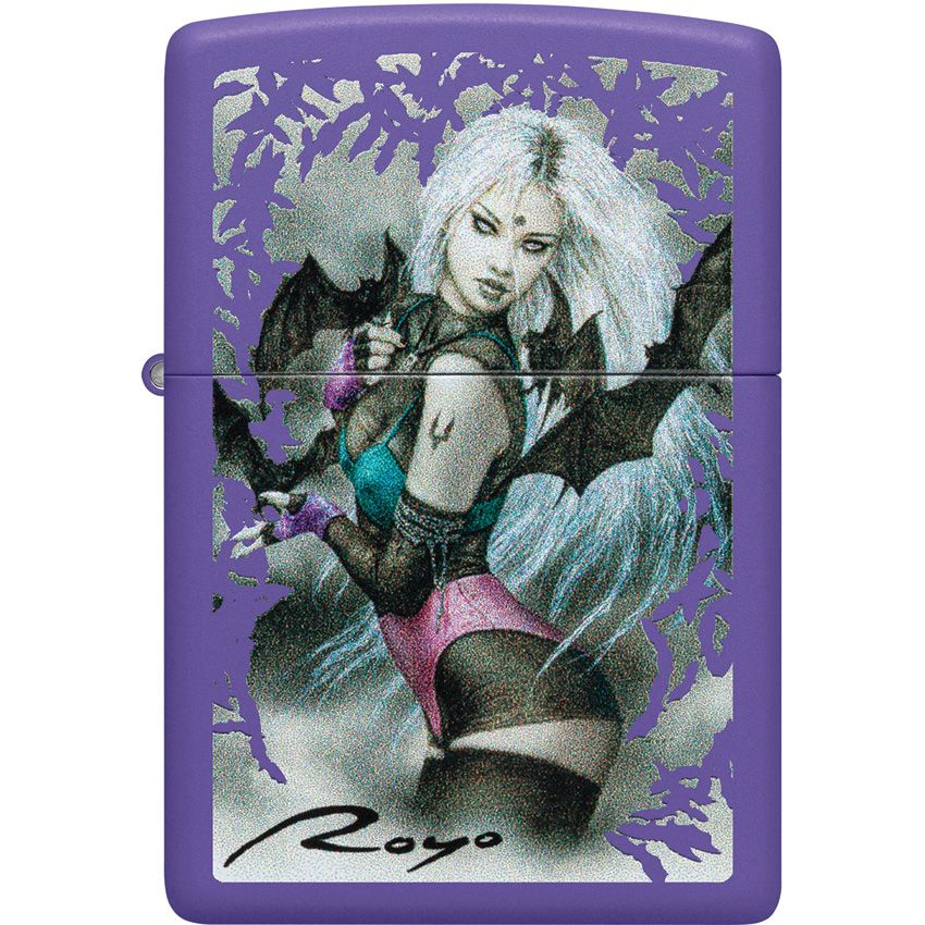 Zippo Decorative Lighter Purple Matte - Zippo (image 2)
