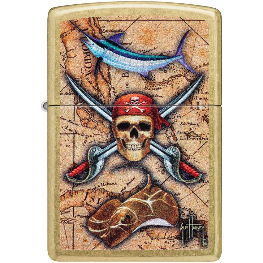 Zippo Harvey Lighter Street Brass - Zippo (image 2)