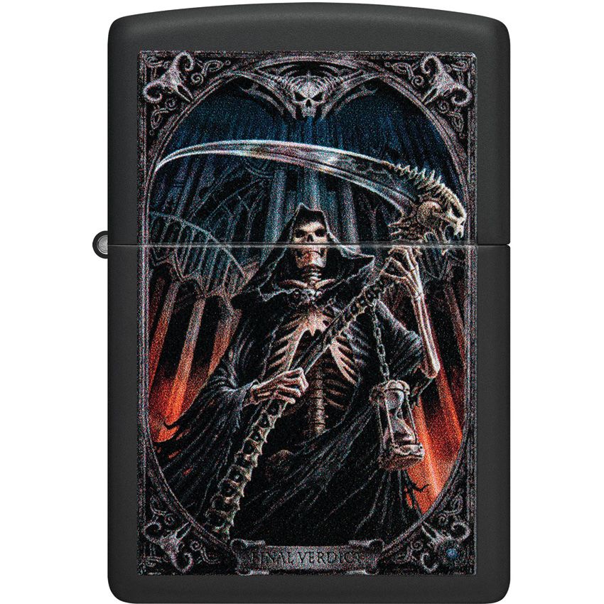 Zippo Stokes Lighter Black Matte - Zippo (image 2)