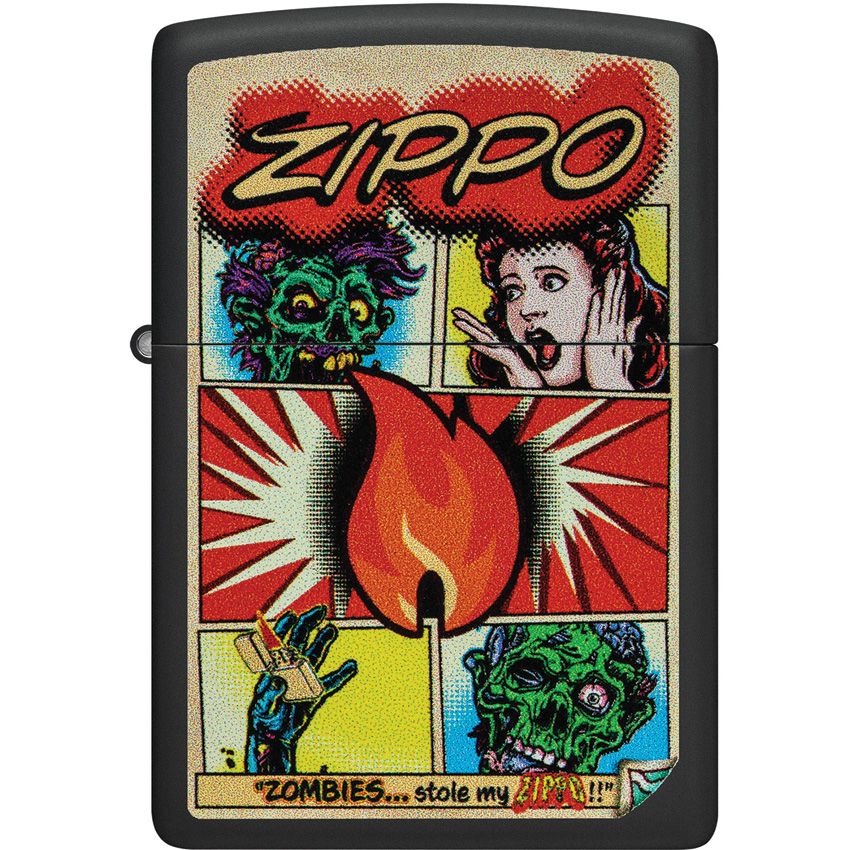 Zippo Zombies Lighter Black Matte - Zippo (image 2)