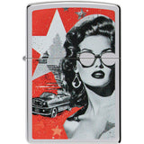 Zippo Glasses Lighter High Polish Chrome - Zippo (image 2)