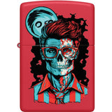 Zippo Skeleton Lighter Red Matte - Zippo (image 2)