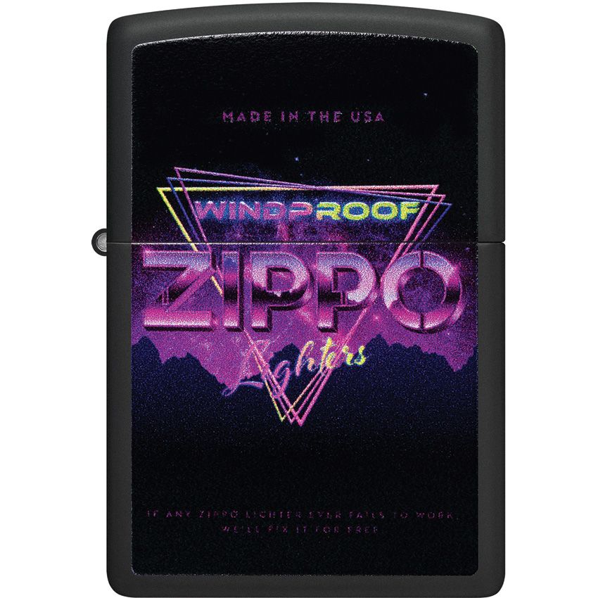Zippo Triangle Lighter Black Matte - Zippo (image 2)
