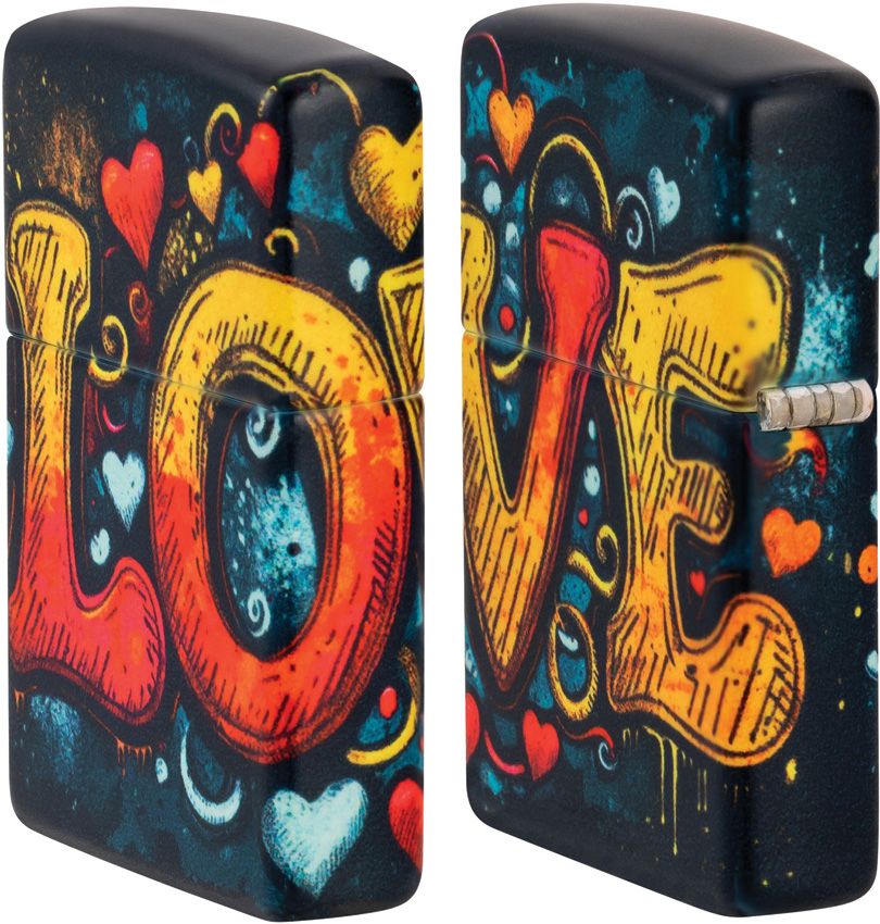 Zippo Mural Lighter Black Matte - Zippo (image 4)