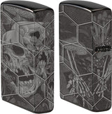 Zippo Skulls Lighter High Polish Black Ice - Zippo (image 4)