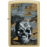 Zippo Skull Lighter Street Brass - Zippo (image 2)