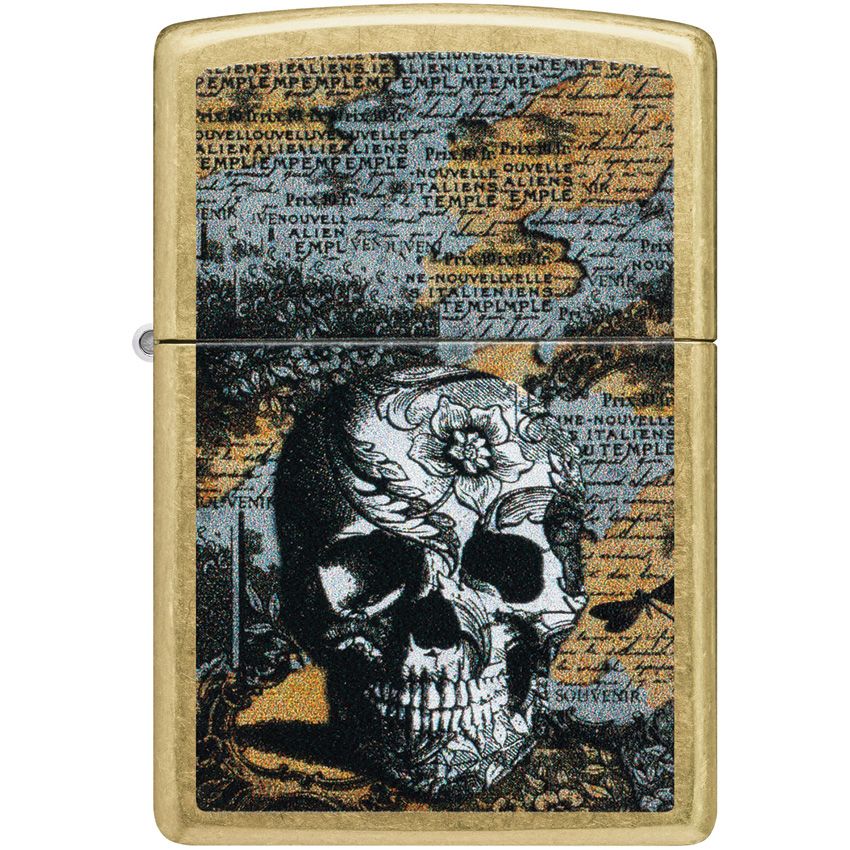 Zippo Skull Lighter Street Brass - Zippo (image 2)