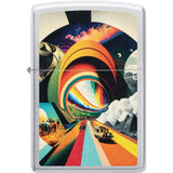 Zippo Travel Lighter Satin Chrome - Zippo (image 2)