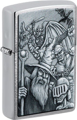 Decorative Lighter - Zippo Brushed Chrome Brushed Chrome - Zippo
