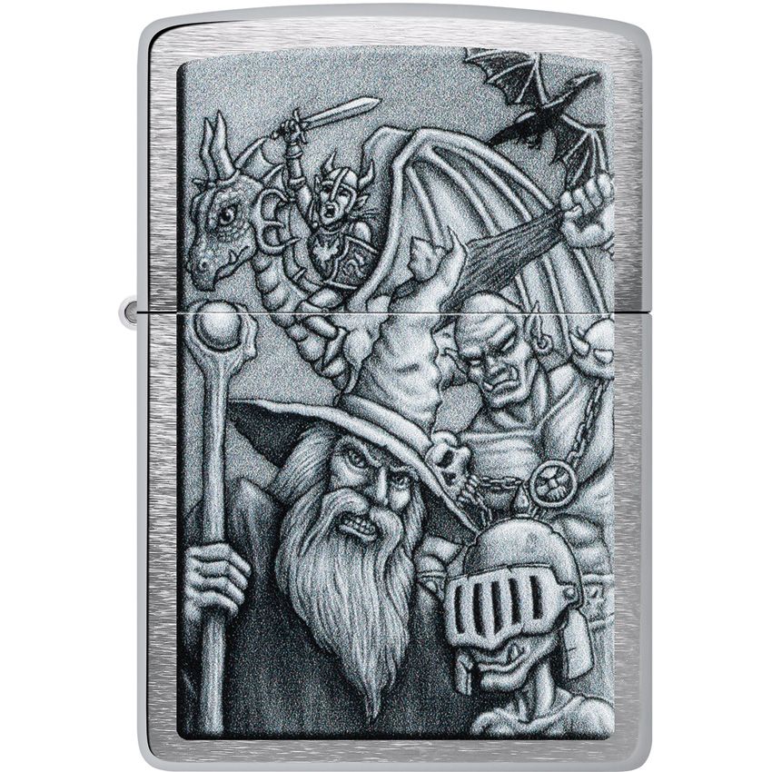 Zippo Beings Lighter Brushed Chrome - Zippo (image 2)
