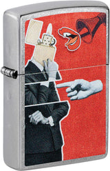 Decorative Lighter - Zippo Street Chrome Street Chrome - Zippo