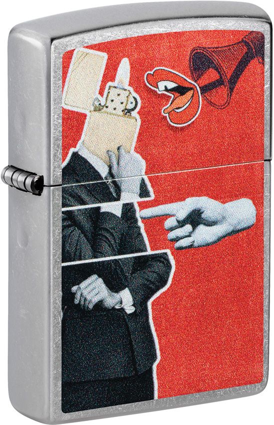 Decorative Lighter - Zippo Street Chrome Street Chrome - Zippo