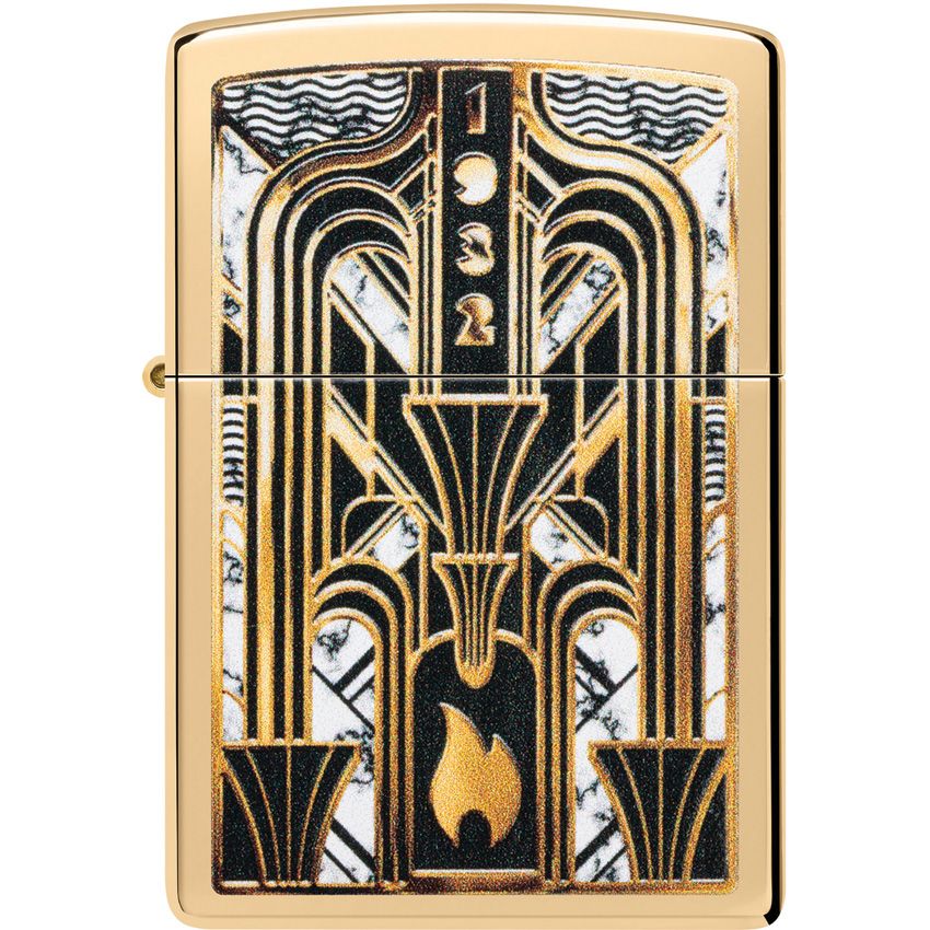 Zippo Flame Lighter High Polish Brass - Zippo (image 2)