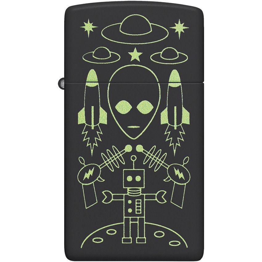 Zippo Invasion Lighter Black Matte - Zippo (image 2)