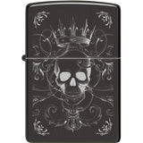 Zippo Skull Lighter High Polish Black Ice - Zippo (image 2)