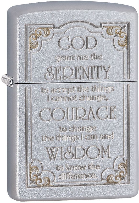 Zippo-Style Lighter Bronze - Zippo Satin Chrome Satin Chrome - Zippo
