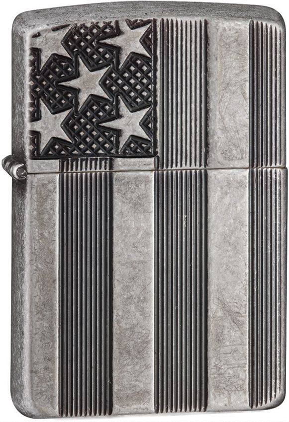 Decorative Lighter - Zippo Antique Silver Antique Silver - Zippo