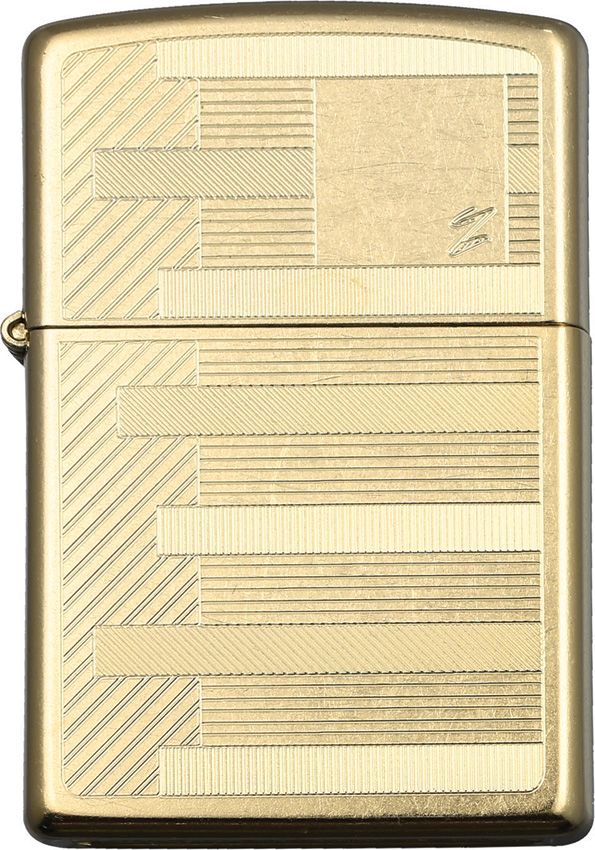 Decorative Lighter - Zippo Brushed Brass Brushed Brass - Zippo