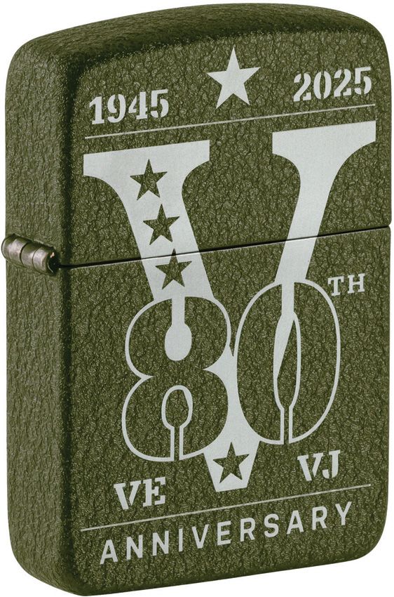 Zippo-Style Lighter Bronze - Zippo Green Crackle Green Crackle - Zippo