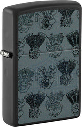 Zippo-Style Lighter Bronze - Zippo Black Matte Black Matte - Zippo