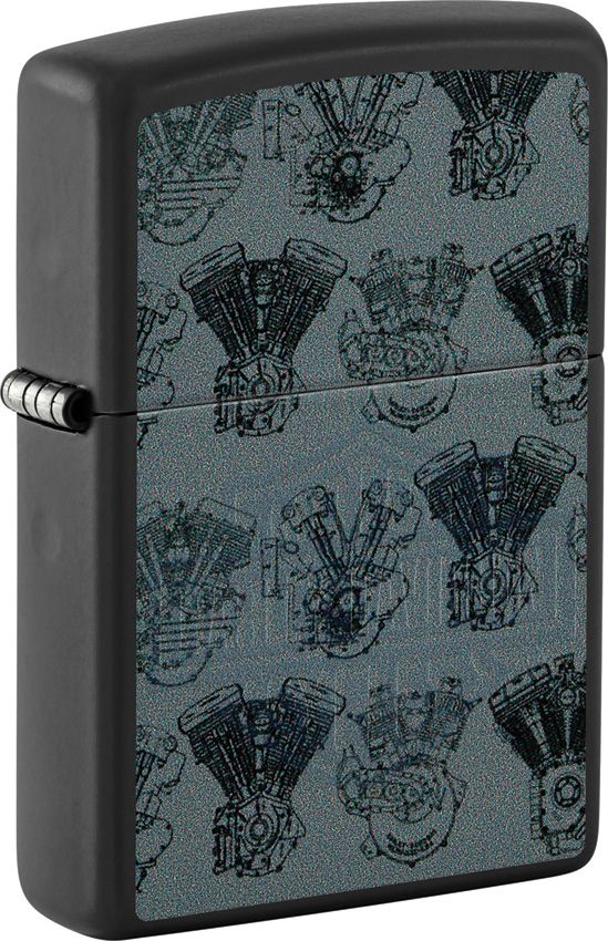 Zippo-Style Lighter Bronze - Zippo Black Matte Black Matte - Zippo
