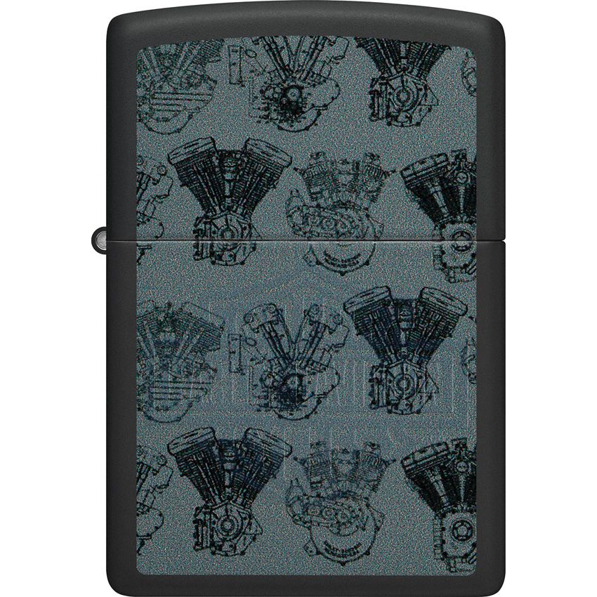 Zippo Engine Lighter Black Matte - Zippo (image 5)