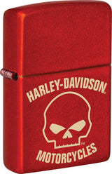 Zippo-Style Lighter Bronze - Zippo Red Matte Red Matte - Zippo