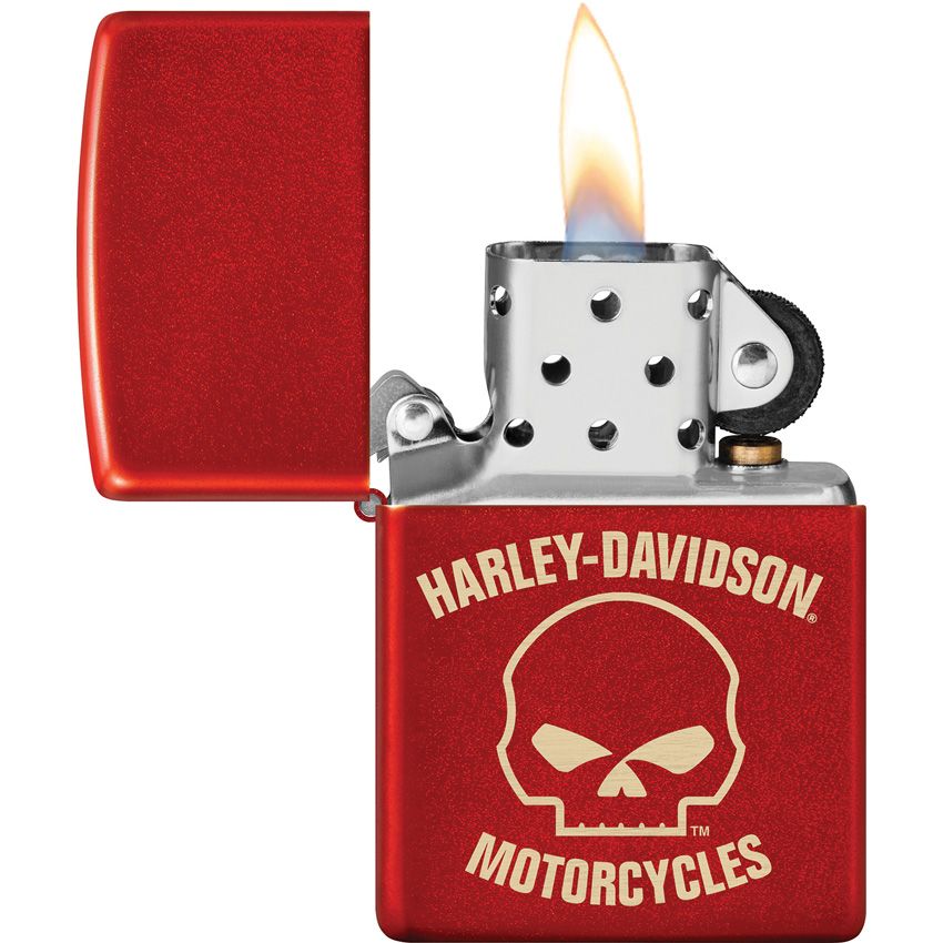 Zippo-Style Lighter Bronze Red Matte - Zippo (image 3)