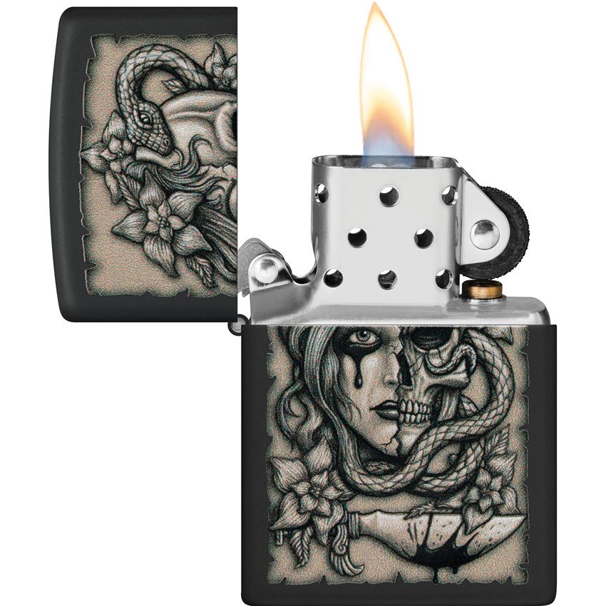 Zippo Design Lighter Black Matte (5) - Zippo (image 3)