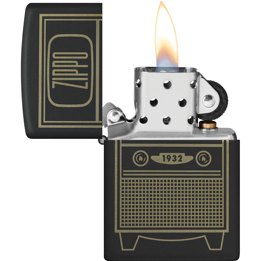 Zippo Design Lighter Black Matte (6) - Zippo (image 3)