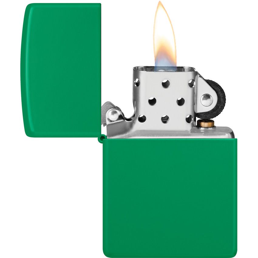 Zippo Decorative Lighter Grass Green Matte - Zippo (image 3)
