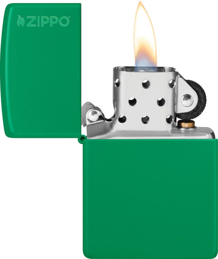 Zippo-Style Lighter Bronze Grass Green - Zippo (image 2)